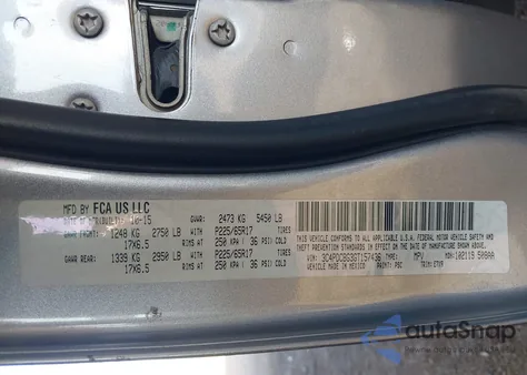 2016 Dodge Journey Sxt from USA, damaged, VIN 3C4PDCBG3GT157436